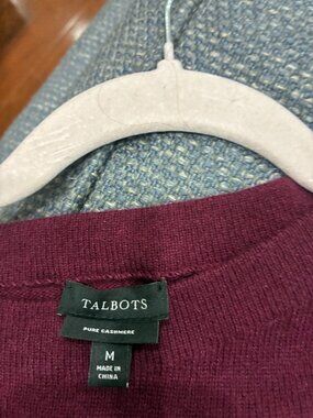 Talbots Audrey Cashmere Sweater M